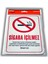 Pvc Foam Levha SİGARA İÇİLMEZ PARA CEZASI 16 x 24 cm 1