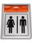 Pvc Foam Levha MİX WC Sembol 12 x 12 cm 1