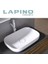 Premium 60 cm Tezgah Üstü Lavabo Beyaz Renk 2