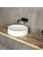 Lucente 43 cm Tezgah Üstü Oval Lavabo Beyaz 3