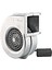 AGF-140E-2K-M 2410 D/D 220/230 volt Monofaze Alüminyum Gövdeli Radyal Fan 1