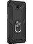 Samsung Galaxy J4 Core Kılıf Military Ring Holder Siyah 1