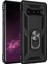 Samsung Galaxy S10 Kılıf Military Ring Holder Siyah 2