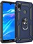 Huawei Y7 Prime 2019 Kılıf Military Ring Holder Lacivert 2