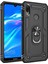 Huawei Y7 Prime 2019 Kılıf Military Ring Holder Siyah 2