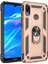Huawei Y7 Prime 2019 Kılıf Military Ring Holder Gold 2