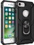 Apple iPhone 7 Kılıf Military Ring Holder Siyah 2