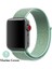 Apple Watch Uyumlu Seri 2-3-4-5-6-SE - 42-44 mm Spor Loop Dokuma Kordon -Açık Yeşil 2