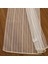 AR01811 Armürlü 1/3 Sık Pileli Dalga Çizgili Düz Tül Perde - 550x240 cm 5