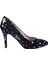 Verona Siyah Kadife Stiletto 4024-P-1 1