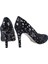 Verona Siyah Kadife Stiletto 4024-P-1 3