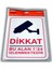 Pvc Uyarıcı Levha Gi̇zli̇ Kamera 16 x 24 cm 1