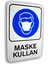 Pvc Foam Levha MASKE KULLANIN 16 x 24 cm 1
