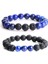 Lapis Lazuli Lav Taşı Ruh Eşi Difizör 10MM Doğaltaş Bileklik Seti Erkek-Trend Hediye 1