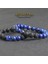Lapis Lazuli Lav Taşı Ruh Eşi Difizör 10MM Doğaltaş Bileklik Seti Erkek-Trend Hediye 2