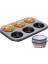 Muffin Kek Kalıbı 6 lı Mtr 1