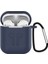 Tonmeister MAKT Apple Airpods Silikon Kılıf ve Kulaklık Askısı Lacivert 1