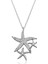 ​Gümüş Beyaz Deniz Yıldızları Bayan Kolye 1
