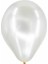 Balon 50'li Beyaz Metalik 1