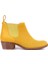 Sarı Deri Kısa Yaz Botu 1
