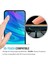 Huawei Y7 Prime 2019 Tam Kaplayan Temperli Cam Ekran Koruyucu Siyah 4