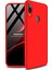 Xiaomi Redmi Note 7 Pro Kılıf Double Dip 360 Protective Kırmızı 2