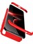 Xiaomi Redmi Note 7 Pro Kılıf Double Dip 360 Protective Kırmızı 3