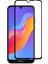 Huawei Honor 8A Tam Kaplayan Temperli Cam Ekran Koruyucu Siyah 1