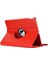 Apple iPad Air 3 10.5'' 2019 (A2152-A2123-A2153-A2154) Kılıf 360 Rotating Stand Deri Kırmızı 1