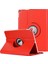 Apple iPad Air 3 10.5'' 2019 (A2152-A2123-A2153-A2154) Kılıf 360 Rotating Stand Deri Kırmızı 2