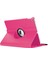 Apple iPad Air 3 10.5'' 2019 (A2152-A2123-A2153-A2154) Kılıf 360 Rotating Stand Deri Koyu Pembe 1