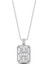 Modern Tasarım 0.55 Ct Baget Kare Tektaş Kolye 2