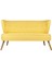 Bienville Loveseat İkili Kanape Sarı 1