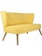 Bienville Loveseat İkili Kanape Sarı 2