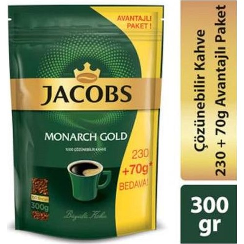 Jacobs Monarch Gold Kahve 230 gr + 70 gr Fiyatı