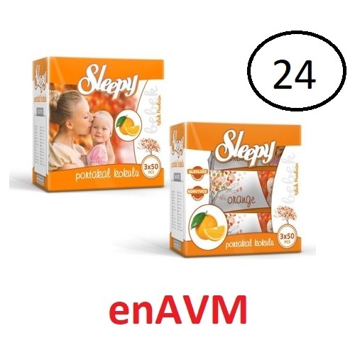 Sleepy Islak Bebek Havlu Mendil Kapaklı 50 Li 24 Paket Fiyatı