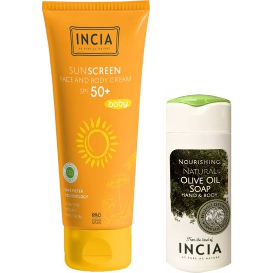 INCIA Bebek İçin 100 Doğal Güneş Kremi 50 SPF Fiyatı