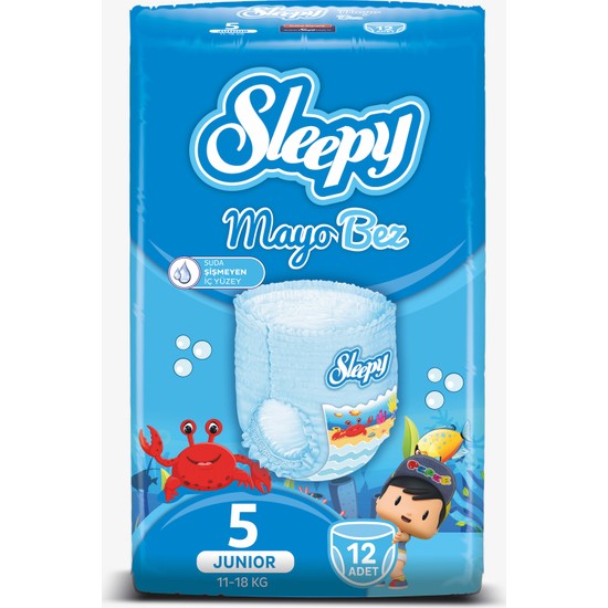 Sleepy Mayo Bebek Bezi 5 Beden 12 Adet 11 18 kg Fiyatı