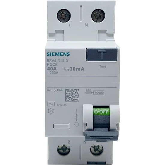 Siemens 40A 30MA 230V Kaçak Akım Rolesi