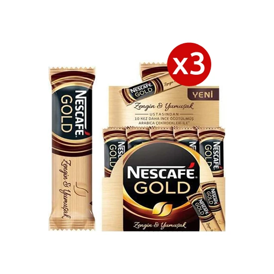 Nescafe Gold 2gr 100' lü x 3' lü