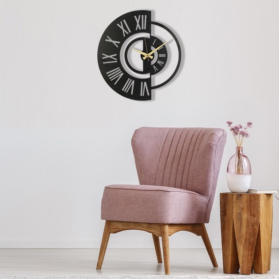 Muyi̇ka Ruota Metal Siyah Duvar Saati 50 x 50 cm Fiyatı Muyi̇ka Ruota Metal Siyah Duvar Saati 50 x 50 cm Fiyatı