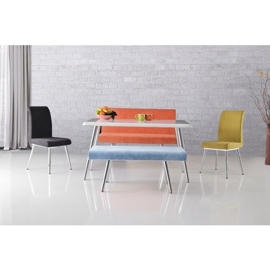 Vrl Mobilya Masa Sandalye Takımı Luca Renkli Fiyatı