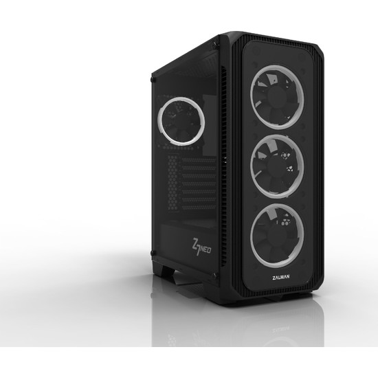 Zalman z7 neo как снять переднее стекло Zalman Z7 Neo ATX MidTower 700W 80 Plus 4x120mm LED Fan Fiyatı