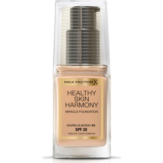 Max Factor  Healthy Skin Harmony Miracle Foundation  45 Warm Almond