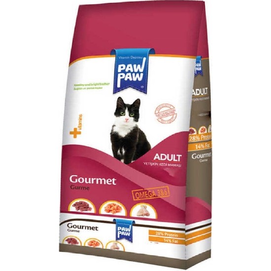 Pawpaw Gurme Kuru Kedi Maması 500 gr 20�li Set Fiyatı