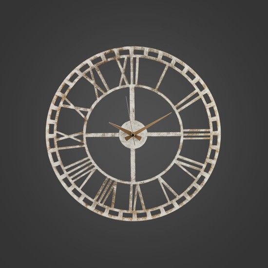 Muyika Yando Metal Beyaz Eskitme Duvar Saati 50X50Cm Mds50 Fiyatı Muyika Yando Metal Beyaz Eskitme Duvar Saati 50X50Cm Mds50 Fiyatı