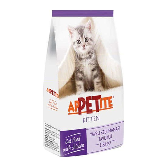 Appetite Tavuklu Kuru Yavru Kedi Maması 1,5 kg Fiyatı