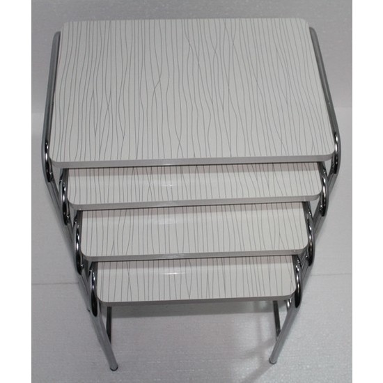 Şahbaz Metal Ayaklı 4�lü Zigon Sehpa Fiyatı Taksit Seçenekleri