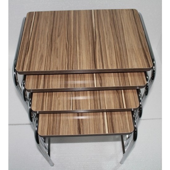 Şahbaz Metal Ayaklı 4�lü Zigon Sehpa Fiyatı Taksit Seçenekleri