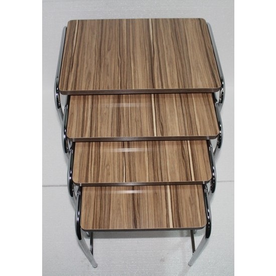 Şahbaz Metal Ayaklı 4�lü Zigon Sehpa Fiyatı Taksit Seçenekleri